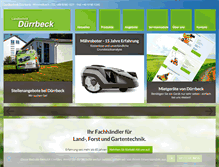 Tablet Screenshot of landtechnik-duerrbeck.de
